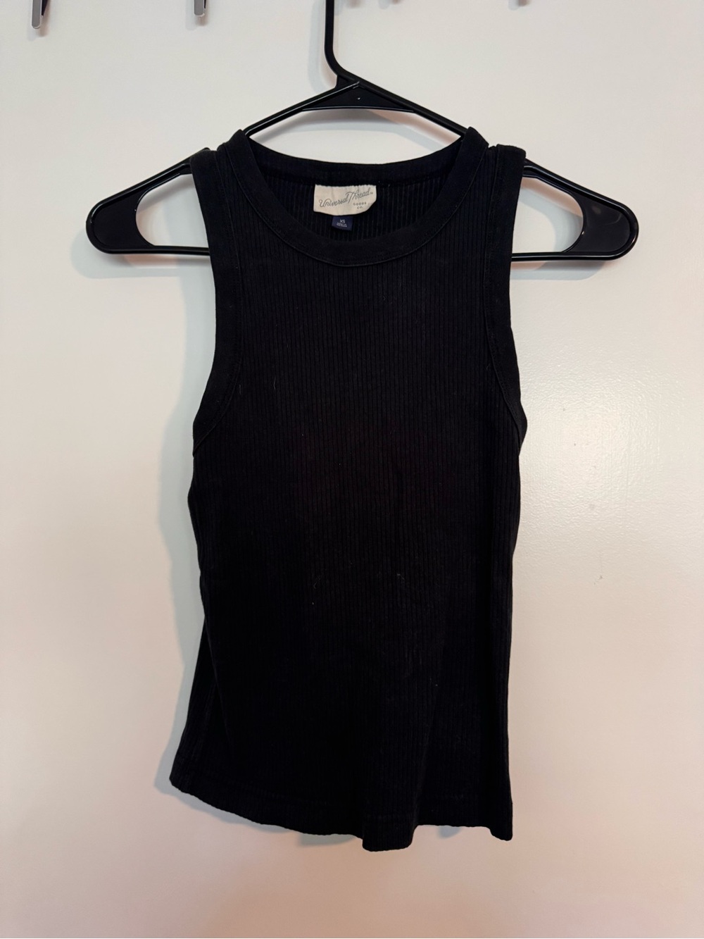 Universal Thread Black Ribbed Crewneck Tank